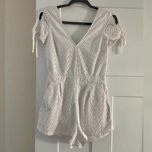 White Express Romper